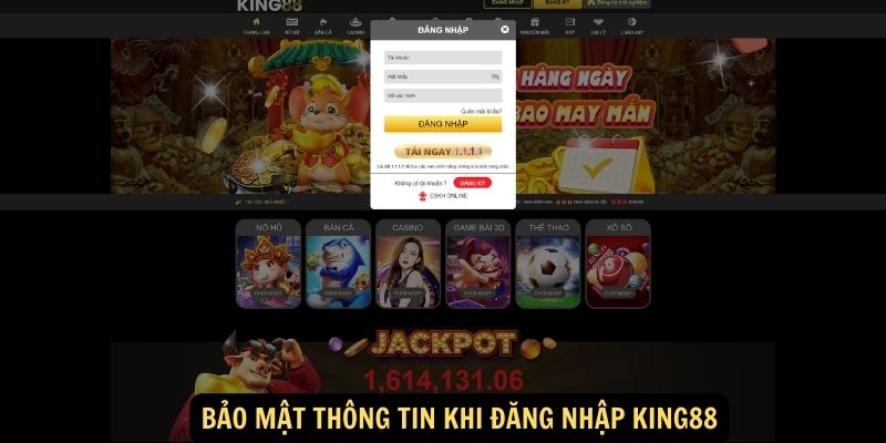 Đăng nhập King88: Hướng dẫn và các bước cần thiết 6 Bảo mật thông tin khi đăng nhập King88