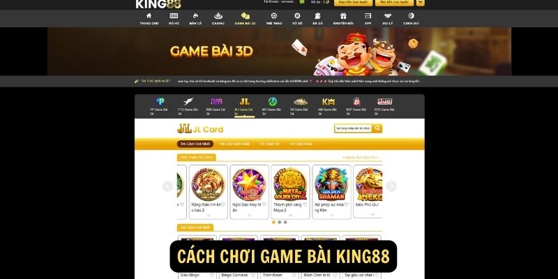 Game Bài King88: Một kỳ quan trong thế giới giải trí trực tuyến hiện đại. 5 Cách Chơi Game Bài King88