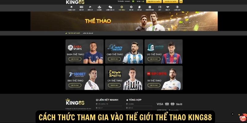 Thể thao King88: Cánh cửa mở ra thế giới giải trí đa dạng 5 Cách thức tham gia vào thế giới thể thao King88