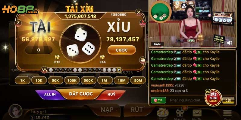 Tại sao Tài Xỉu Live trên HO88 lại được yêu thích?